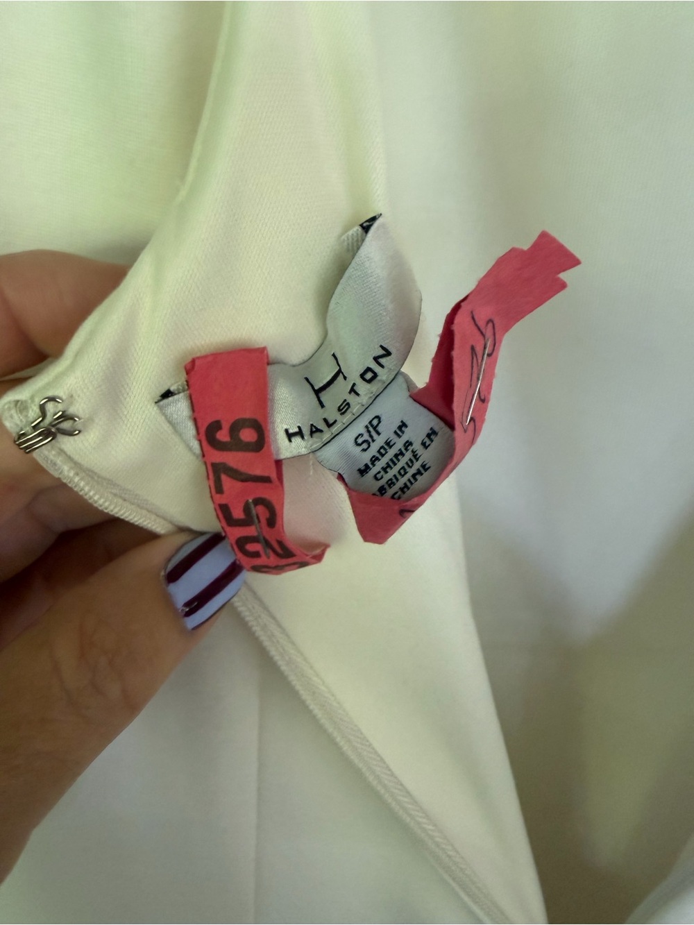 Halston Heritage White Flounce Dress - Picture 7 of 7